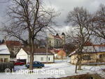 Bojkovice, město v zimě