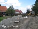 průběh stavební akce